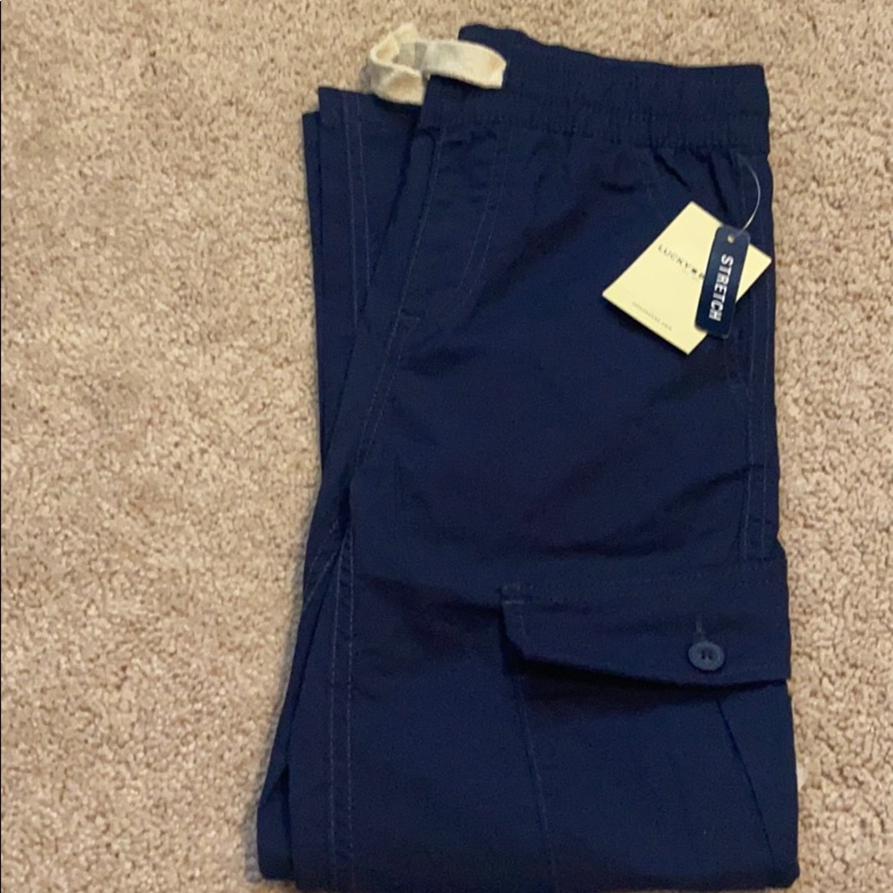 New Lucky Brand Pants-Blue-Boys Size: 7